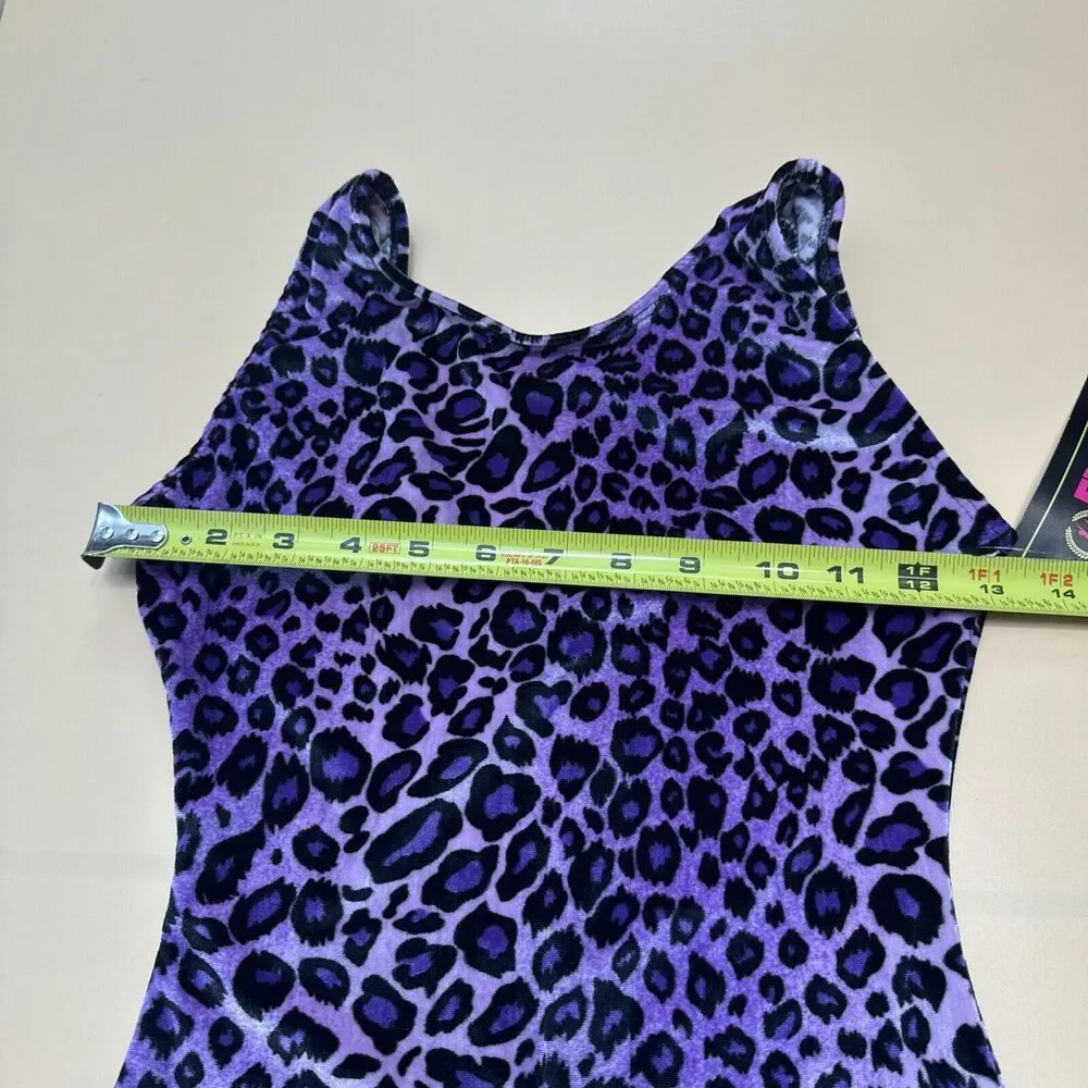 Eurotard Dance, Ballet, Gymnastics, Biketard Leotard Purple Large New